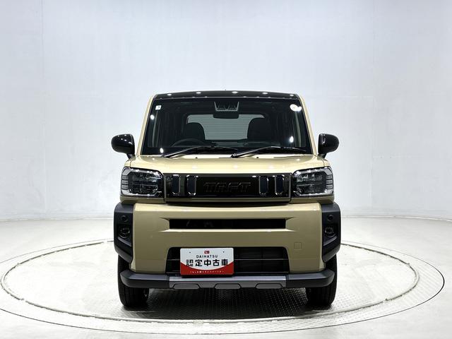 タフトＧターボ　ダーククロムベンチャースカイフィールトップ　クロムパック　メッキパック　シルバーアンダーガーニッシュ　インテリアアクセント　ＬＥＤオートハイビーム＆フォグランプ　電動パーキングブレーキ　バックカメラ　アルミホイール（広島県）の中古車