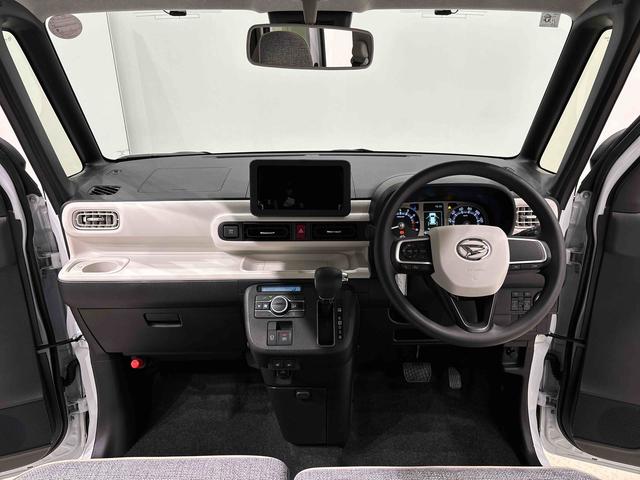 ムーヴキャンバスストライプスＧＬＥＤオートライト・フォグランプ　電動パーキングブレーキ　プッシュボタンスタート　セキュリティアラーム　バックカメラ　両側パワースライドドアウエルカムオープン機能　オート電動格納式ドアミラー（広島県）の中古車