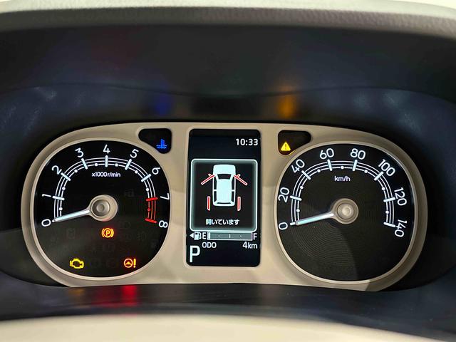 ムーヴキャンバスストライプスＧＬＥＤオートライト・フォグランプ　電動パーキングブレーキ　プッシュボタンスタート　セキュリティアラーム　バックカメラ　両側パワースライドドアウエルカムオープン機能　オート電動格納式ドアミラー（広島県）の中古車