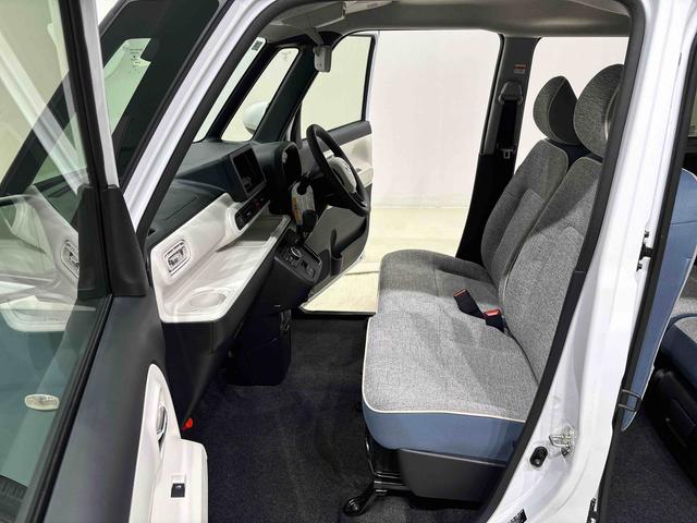 ムーヴキャンバスストライプスＧターボ　２トーンカラー　バックカメラ付ＬＥＤオートライト・フォグランプ　電動パーキングブレーキ　プッシュボタンスタート　セキュリティアラーム　バックカメラ　両側パワースライドドアウエルカムオープン機能　オート電動格納式ドアミラー（広島県）の中古車