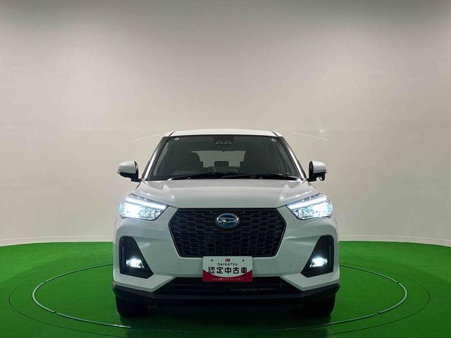 ロッキープレミアムG HEV 電動パーキングブレーキ シートヒーターLEDヘッドランプ・フォグランプ 全車速追従機能付アダプティブクルーズコントロール レーンキープコントロール 17インチアルミホイール プッシュボタンスタート キーフリーシステム(広島県)の中古車