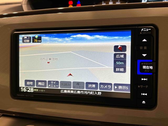 ムーヴキャンバスＧメイクアップリミテッド　ＳＡIII　ドライブレコーダーＬＥＤヘッドランプ・フォグランプ　置き楽ボックス　オートライト　プッシュボタンスタート　セキュリティアラーム　パノラマモニター対応カメラ　両側パワースライドドア（広島県）の中古車