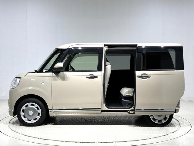 ムーヴキャンバスＧメイクアップリミテッド　ＳＡIII　ドライブレコーダーＬＥＤヘッドランプ・フォグランプ　置き楽ボックス　オートライト　プッシュボタンスタート　セキュリティアラーム　パノラマモニター対応カメラ　両側パワースライドドア（広島県）の中古車