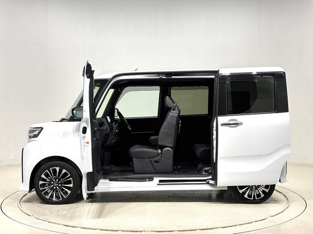 タントカスタムＲＳ　バックモニター　ＥＴＣ　ドライブレコーダーＬＥＤオートライト　パワースライドドアウェルカムオープン機能　オート電動格納式ドアミラー　助手席ロングスライド　助手席イージークローザー　アルミホイール　キーフリーシステム（広島県）の中古車