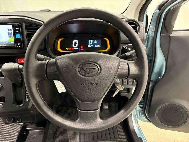 ミライースＬ　ＳＡIII　純正ナビゲーション　ドライブレコーダーＥＴＣ車載器　手引き式サイドブレーキ　電動格納ドアミラー（ディーラーオプション）　ハロゲンヘッドランプ　キーレスエントリー（広島県）の中古車