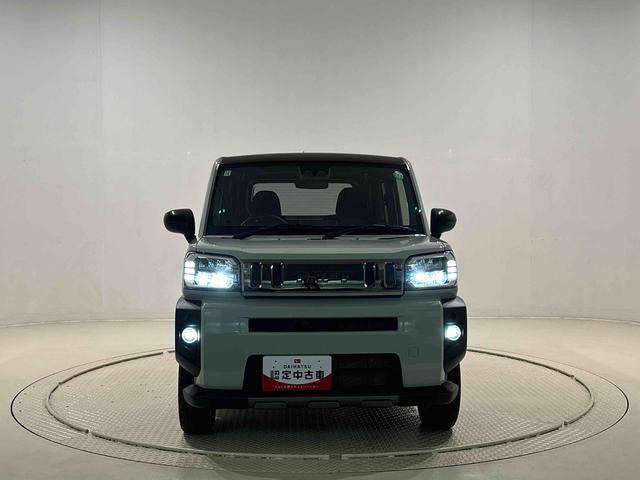 タフトG ダーククロムベンチャー4WD スカイフィールトップ ダークメッキパック シルバーアンダーガーニッシュ インテリアアクセント LEDオートライト&フォグランプ リヤヒーターダクト バックカメラ アルミホイール(広島県)の中古車