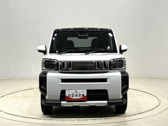 タフトGターボ クロムベンチャー 全車速追従機能付ACC純正ナビ装着用アップグレードパック 運転席・助手席シートヒーター 電動パーキングブレーキ オートブレーキホールド機能 オートライト 運転席シートリフター チルトステアリング キーフリーシステム(広島県)の中古車