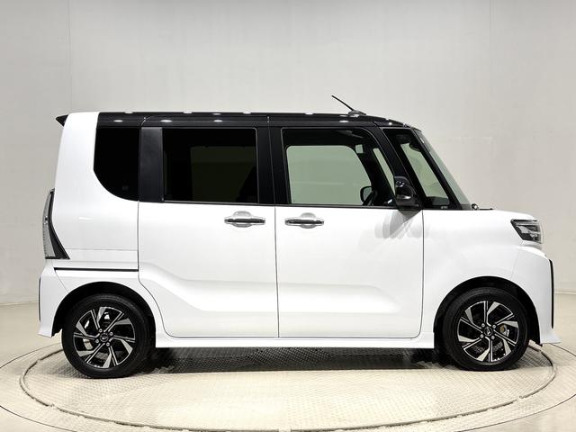 タントカスタムＸ　バックモニター　後席両側パワースライドドア電動パーキングブレーキ　運転席・助手席シートヒーター　オートエアコン　サイドエアバッグ　オートライト　ＬＥＤヘッドライト・フォグランプ　セキュリティーアラーム　キーフリーシステム　純正アルミホイール（広島県）の中古車