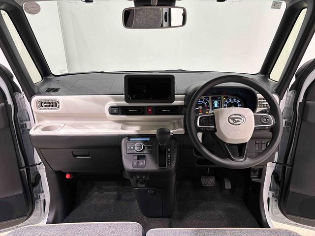 ムーヴキャンバスストライプスＧターボ　後席両側パワースライドドア　キーフリーバックモニター　ＬＥＤヘッドライト・フォグランプ　電動パーキングブレーキ　運転席・助手席シートヒーター　オートライト　サイドエアバッグ　セキュリティーアラーム　アイドリングストップ機能（広島県）の中古車