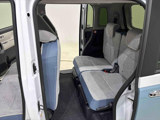 ムーヴキャンバスストライプスGターボLEDオートライト・フォグランプ 電動パーキングブレーキ プッシュボタンスタート セキュリティアラーム バックカメラ 両側パワースライドドアウエルカムオープン機能 オート電動格納式ドアミラー(広島県)の中古車