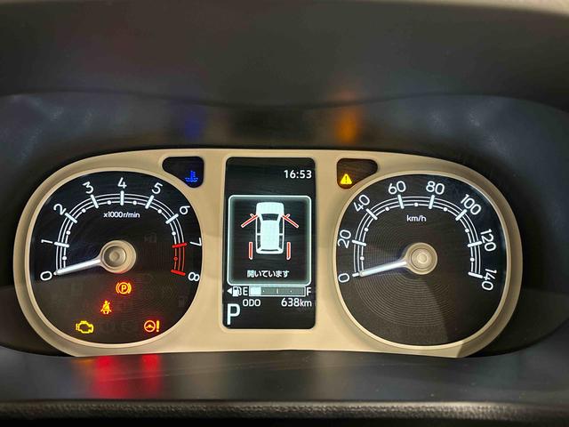 ムーヴキャンバスストライプスＧ　バックモニター　両側シートヒーターＬＥＤオートライト・フォグランプ　電動パーキングブレーキ　プッシュボタンスタート　セキュリティアラーム　バックカメラ　両側パワースライドドアウエルカムオープン機能　オート電動格納式ドアミラー（広島県）の中古車