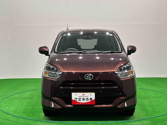 ミライースX SAIII LEDオートライト バックカメラ スマアシLEDヘッドランプ セキュリティアラーム コーナーセンサー 14インチフルホイールキャップ キーレスエントリー 電動格納式ドアミラー ショツピングフック マニュアルエアコン(広島県)の中古車