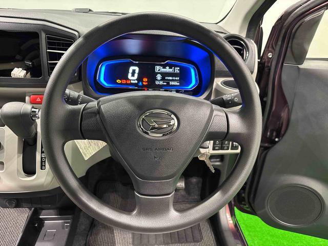 ミライースX SAIII LEDオートライト バックカメラ スマアシLEDヘッドランプ セキュリティアラーム コーナーセンサー 14インチフルホイールキャップ キーレスエントリー 電動格納式ドアミラー ショツピングフック マニュアルエアコン(広島県)の中古車