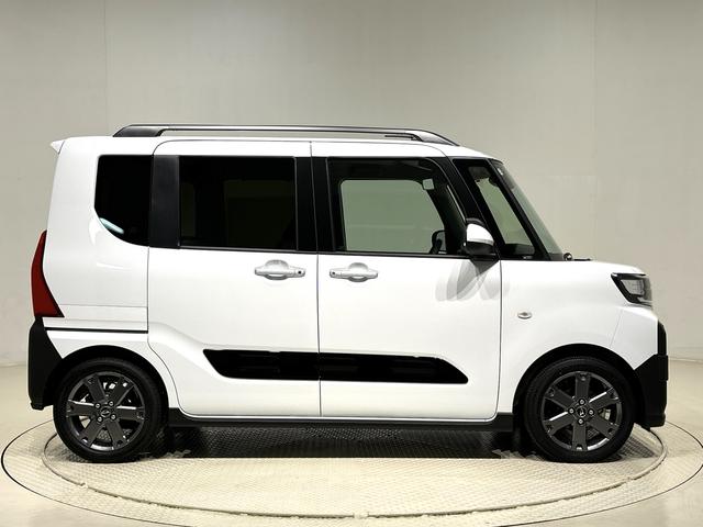 タントファンクロスターボLEDオートライト パワースライドドアウェルカムオープン機能 電動パーキングブレーキ 運転席助手席シートヒーター アルミホイール キーフリーシステム オート電動格納式ドアミラー(広島県)の中古車