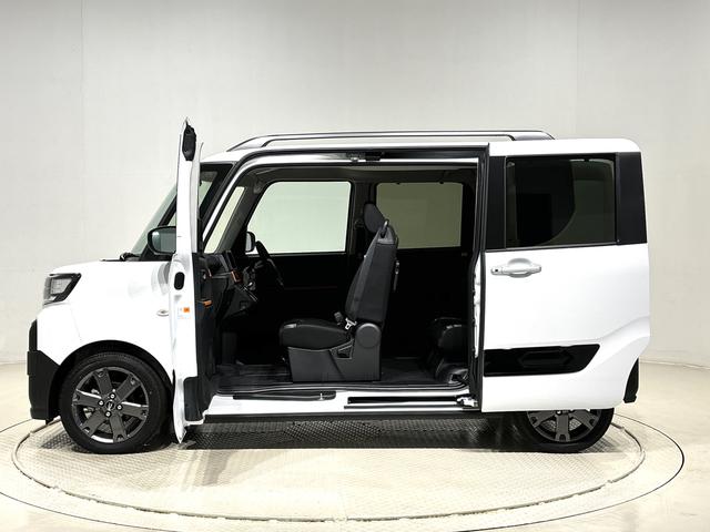 タントファンクロスターボLEDオートライト パワースライドドアウェルカムオープン機能 電動パーキングブレーキ 運転席助手席シートヒーター アルミホイール キーフリーシステム オート電動格納式ドアミラー(広島県)の中古車