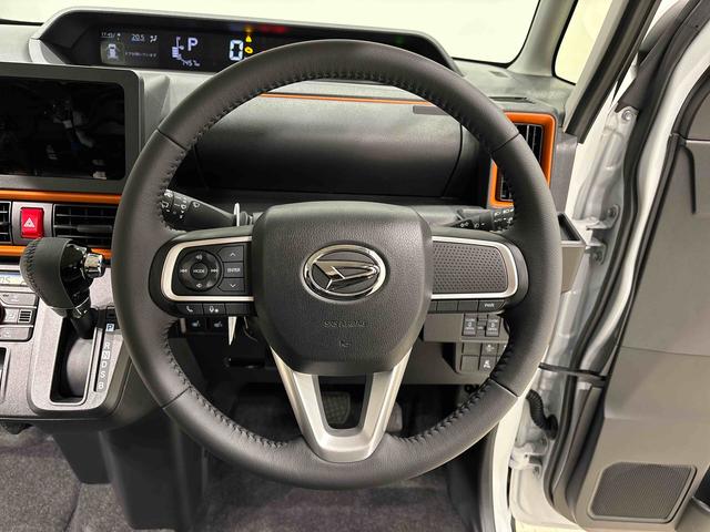 タントファンクロスターボLEDオートライト パワースライドドアウェルカムオープン機能 電動パーキングブレーキ 運転席助手席シートヒーター アルミホイール キーフリーシステム オート電動格納式ドアミラー(広島県)の中古車