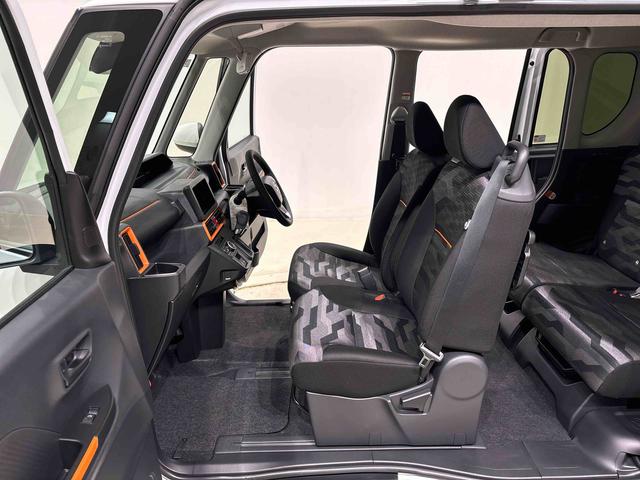 タントファンクロスターボLEDオートライト パワースライドドアウェルカムオープン機能 電動パーキングブレーキ 運転席助手席シートヒーター アルミホイール キーフリーシステム オート電動格納式ドアミラー(広島県)の中古車