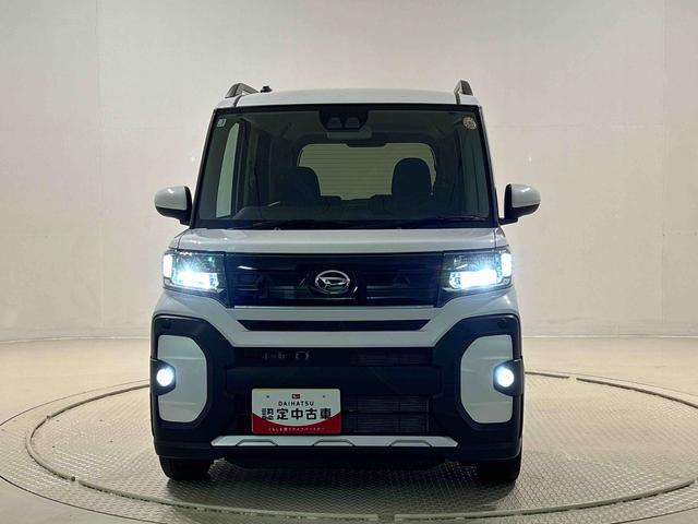 タントファンクロスターボLEDオートライト パワースライドドアウェルカムオープン機能 電動パーキングブレーキ 運転席助手席シートヒーター アルミホイール キーフリーシステム オート電動格納式ドアミラー(広島県)の中古車