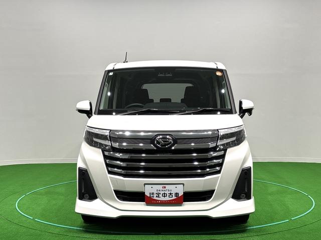 トールカスタムG ターボLEDヘッドランプ・フォグランプ 15インチアルミホイール オートライト プッシュボタンスタート クルーズコントロール コーナーセンサー パワースライドドア キーフリーシステム(広島県)の中古車