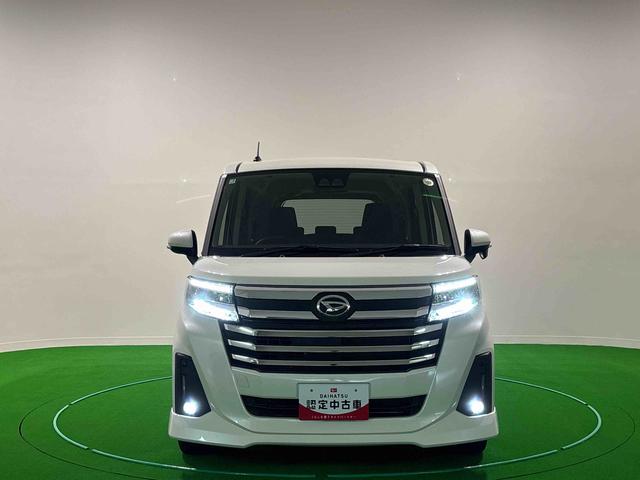 トールカスタムG ターボLEDヘッドランプ・フォグランプ 15インチアルミホイール オートライト プッシュボタンスタート クルーズコントロール コーナーセンサー パワースライドドア キーフリーシステム(広島県)の中古車