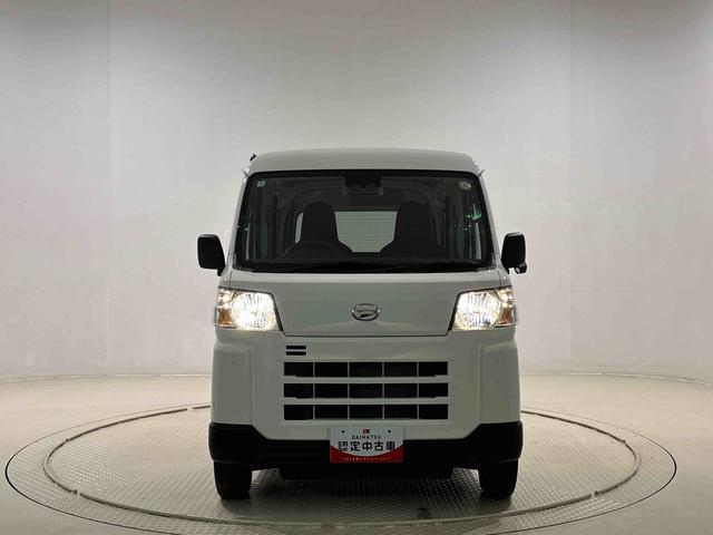 ハイゼットカーゴDXキーレスエントリー マニュアルエアコン 運転席・助手席パワーウインドウ オートライト ハンド式サイドブレーキ ハロゲンヘッドライト アイドリングストップ機能 テンパータイヤ(広島県)の中古車