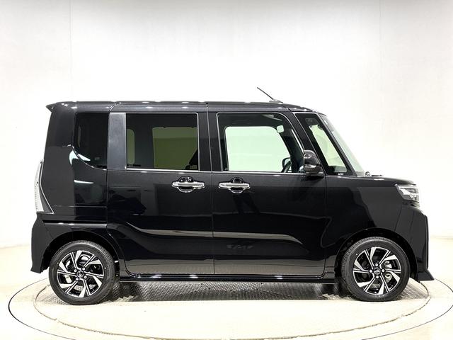 タントカスタムＸ　バックモニター　ＬＥＤヘッドライト・フォグランプ電動パーキングブレーキ　運転席・助手席シートヒーター　後席両側パワースライドドア　オートライト　サイドエアバッグ　セキュリティーアラーム　キーフリーシステム　純正アルミホイール（広島県）の中古車