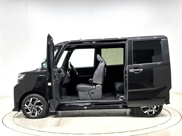 タントカスタムＸ　バックモニター　ＬＥＤヘッドライト・フォグランプ電動パーキングブレーキ　運転席・助手席シートヒーター　後席両側パワースライドドア　オートライト　サイドエアバッグ　セキュリティーアラーム　キーフリーシステム　純正アルミホイール（広島県）の中古車