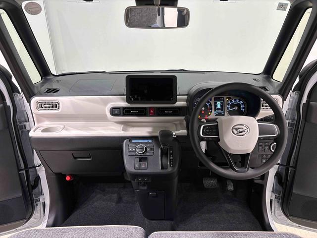 ムーヴキャンバスストライプスＧ　バックモニター対応カメラ　シートヒーターＬＥＤオートライト・フォグランプ　電動パーキングブレーキ　プッシュボタンスタート　セキュリティアラーム　バックカメラ　両側パワースライドドアウエルカムオープン機能　オート電動格納式ドアミラー（広島県）の中古車