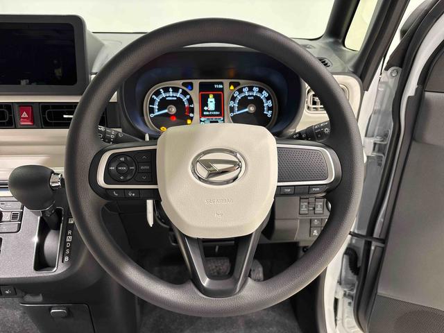 ムーヴキャンバスストライプスＧ　バックモニター対応カメラ　シートヒーターＬＥＤオートライト・フォグランプ　電動パーキングブレーキ　プッシュボタンスタート　セキュリティアラーム　バックカメラ　両側パワースライドドアウエルカムオープン機能　オート電動格納式ドアミラー（広島県）の中古車