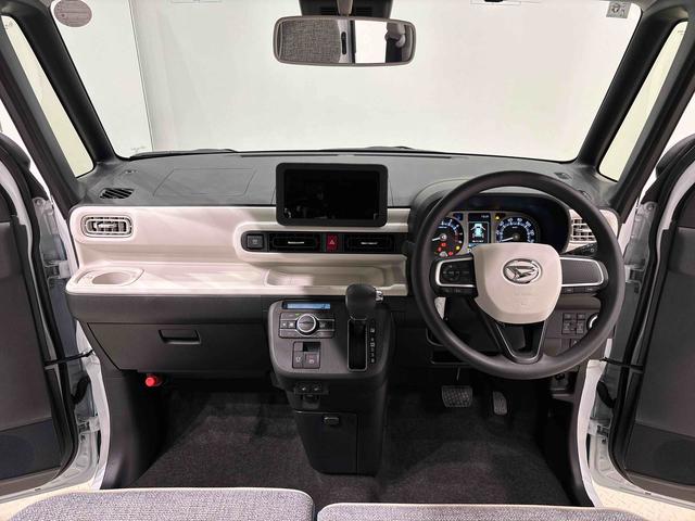 ムーヴキャンバスストライプスＧ　バックモニター対応カメラ　シートヒーターＬＥＤオートライト・フォグランプ　電動パーキングブレーキ　プッシュボタンスタート　セキュリティアラーム　バックカメラ　両側パワースライドドアウエルカムオープン機能　オート電動格納式ドアミラー（広島県）の中古車