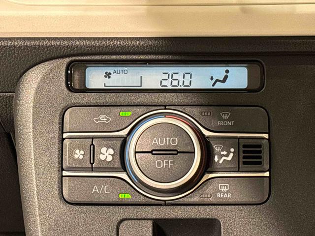 ムーヴキャンバスストライプスＧ　バックモニター対応カメラ　シートヒーターＬＥＤオートライト・フォグランプ　電動パーキングブレーキ　プッシュボタンスタート　セキュリティアラーム　バックカメラ　両側パワースライドドアウエルカムオープン機能　オート電動格納式ドアミラー（広島県）の中古車