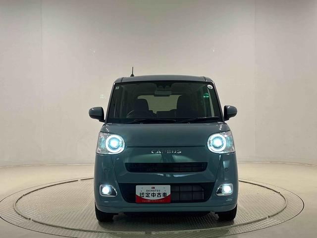 ムーヴキャンバスセオリーＧ　バックカメラ付き　前席シートヒーターＬＥＤオートライト・フォグランプ　電動パーキングブレーキ　プッシュボタンスタート　セキュリティアラーム　バックカメラ　両側パワースライドドアウエルカムオープン機能　オート電動格納式ドアミラー（広島県）の中古車
