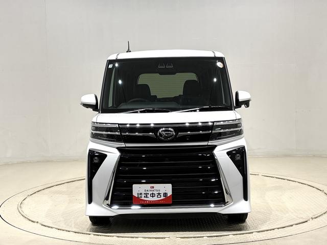 タントカスタムRS パノラマモニター対応カメラLEDオートライト パワースライドドアウェルカムオープン機能 電動パーキングブレーキ 運転席助手席シートヒーター アルミホイール キーフリーシステム オート電動格納式ドアミラー(広島県)の中古車