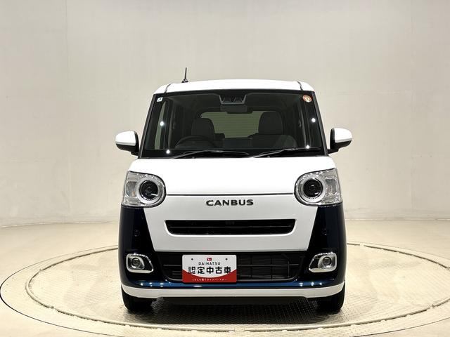 ムーヴキャンバスストライプスGターボ 両側電動スライドドア バックカメラ付オートホールド機能付き電動パーキングブレーキ SRSサイドエアバッグ 前席シートヒーター LEDヘッドライト LEDフォグランプ オートライト オートハイビーム オーディオ操作用ステアリングスイッチ(広島県)の中古車