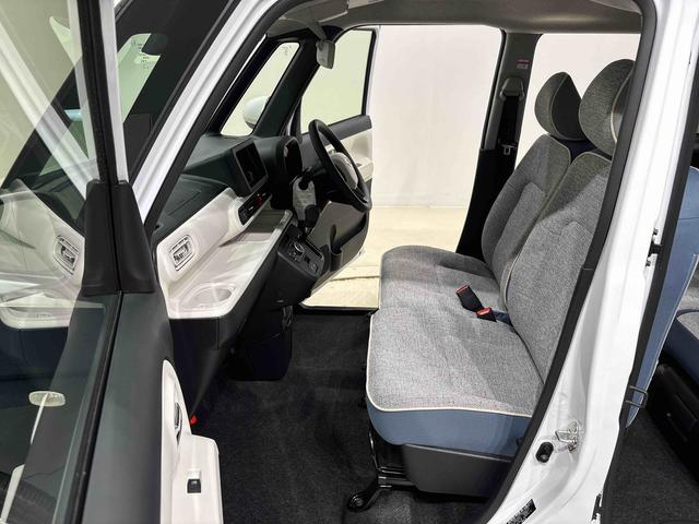 ムーヴキャンバスストライプスGターボ 両側電動スライドドア バックカメラ付オートホールド機能付き電動パーキングブレーキ SRSサイドエアバッグ 前席シートヒーター LEDヘッドライト LEDフォグランプ オートライト オートハイビーム オーディオ操作用ステアリングスイッチ(広島県)の中古車