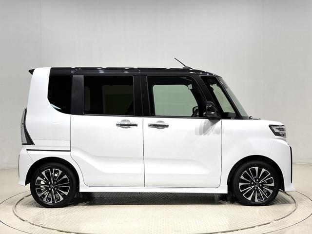 タントカスタムＲＳ　令和７年式　未走行車　保証継承ＬＥＤオートライト　パワースライドドアウェルカムオープン機能　電動パーキングブレーキ　運転席助手席シートヒーター　アルミホイール　キーフリーシステム　　オート電動格納式ドアミラー（広島県）の中古車