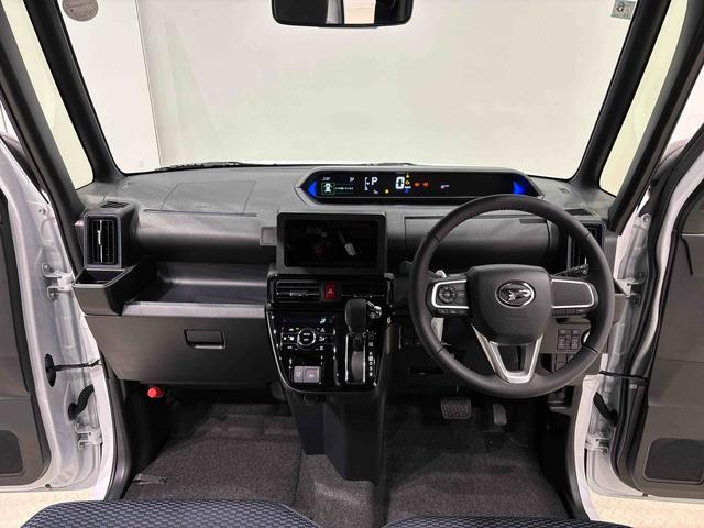 タントカスタムＲＳ　令和７年式　未走行車　保証継承ＬＥＤオートライト　パワースライドドアウェルカムオープン機能　電動パーキングブレーキ　運転席助手席シートヒーター　アルミホイール　キーフリーシステム　　オート電動格納式ドアミラー（広島県）の中古車