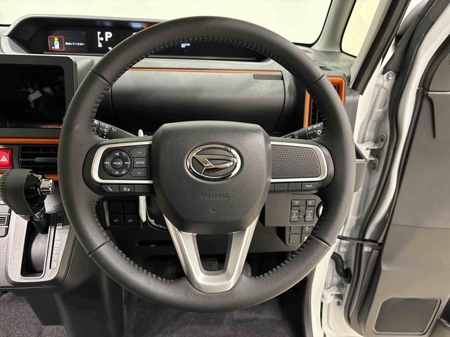 タントファンクロスターボ　後席両側パワースライドドア　キーフリーバックモニター　オートエアコン　電動パーキングブレーキ　運転席・助手席シートヒーター　オートエアコン　サイドエアバッグ　ＬＥＤヘッドライト・フォグランプ　純正１５インチアルミホイール（広島県）の中古車