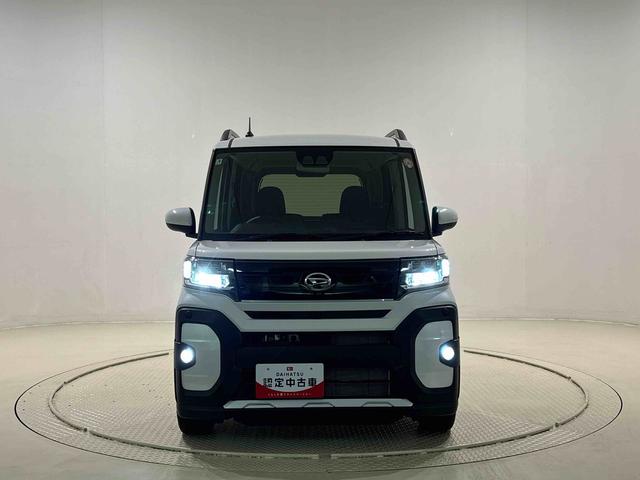 タントファンクロスターボ　後席両側パワースライドドア　キーフリーバックモニター　オートエアコン　電動パーキングブレーキ　運転席・助手席シートヒーター　オートエアコン　サイドエアバッグ　ＬＥＤヘッドライト・フォグランプ　純正１５インチアルミホイール（広島県）の中古車