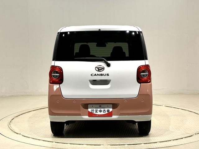 ムーヴキャンバスストライプスＧナビ　バックモニター　ＥＴＣ　ＬＥＤオートライト・フォグランプ　電動パーキングブレーキ　プッシュボタンスタート　セキュリティアラーム　両側パワースライドドアウエルカム　オート電動格納式ドアミラー（広島県）の中古車