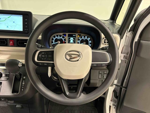 ムーヴキャンバスストライプスＧナビ　バックモニター　ＥＴＣ　ＬＥＤオートライト・フォグランプ　電動パーキングブレーキ　プッシュボタンスタート　セキュリティアラーム　両側パワースライドドアウエルカム　オート電動格納式ドアミラー（広島県）の中古車