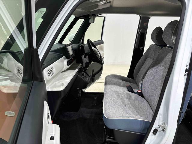 ムーヴキャンバスストライプスＧナビ　バックモニター　ＥＴＣ　ＬＥＤオートライト・フォグランプ　電動パーキングブレーキ　プッシュボタンスタート　セキュリティアラーム　両側パワースライドドアウエルカム　オート電動格納式ドアミラー（広島県）の中古車