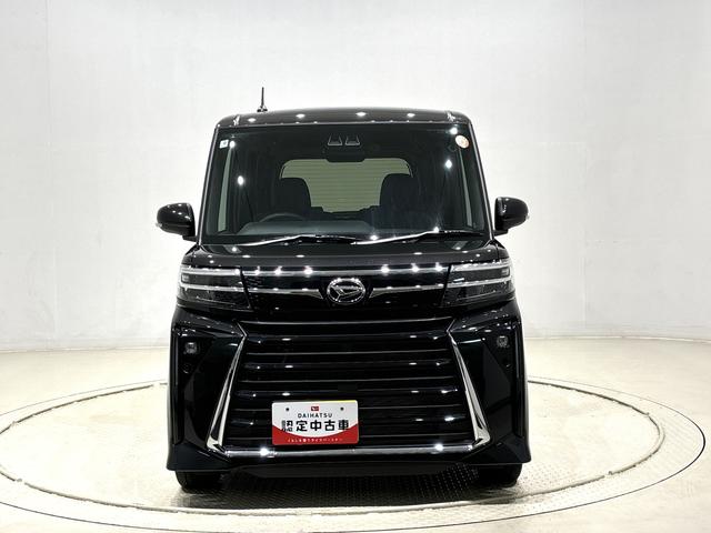 タントカスタムRSLEDオートライト パワースライドドアウェルカムオープン機能 電動パーキングブレーキ 運転席助手席シートヒーター アルミホイール キーフリーシステム オート電動格納式ドアミラー(広島県)の中古車