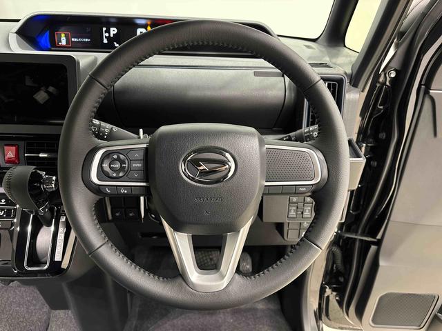 タントカスタムRSLEDオートライト パワースライドドアウェルカムオープン機能 電動パーキングブレーキ 運転席助手席シートヒーター アルミホイール キーフリーシステム オート電動格納式ドアミラー(広島県)の中古車