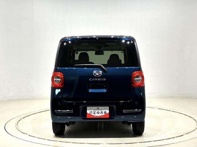 ムーヴキャンバスセオリーＧ　バックモニター対応カメラ　シートヒーターＬＥＤオートライト・フォグランプ　電動パーキングブレーキ　プッシュボタンスタート　セキュリティアラーム　バックカメラ　両側パワースライドドアウエルカムオープン機能　オート電動格納式ドアミラー（広島県）の中古車