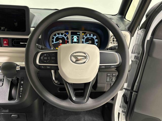 ムーヴキャンバスストライプスＧ　バックモニター対応カメラ　シートヒーターＬＥＤオートライト・フォグランプ　電動パーキングブレーキ　プッシュボタンスタート　セキュリティアラーム　バックカメラ　両側パワースライドドアウエルカムオープン機能　オート電動格納式ドアミラー（広島県）の中古車