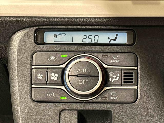 ムーヴキャンバスストライプスＧ　バックモニター対応カメラ　シートヒーターＬＥＤオートライト・フォグランプ　電動パーキングブレーキ　プッシュボタンスタート　セキュリティアラーム　バックカメラ　両側パワースライドドアウエルカムオープン機能　オート電動格納式ドアミラー（広島県）の中古車