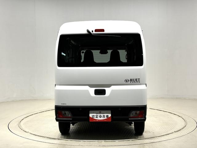 ハイゼットカーゴＤＸ　４ＷＤ　ＡＭ／ＦＭラジオ　ハロゲンヘッドライトマニュアルエアコン　リヤヒーター　オートライト　リヤワイパー　スペアタイヤ　キーレスエントリー　アイドリングストップ機能　運転席・助手席パワーウィンドウ（広島県）の中古車