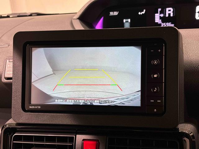 タントカスタムＲＳナビ　バックカメラ　ドラレコ　ＥＴＣ　ＬＥＤオートライト　パワースライドドア　電動パーキングブレーキ　運転席助手席シートヒーター　アルミホイール　キーフリーシステム　　オート電動格納式ドアミラー（広島県）の中古車