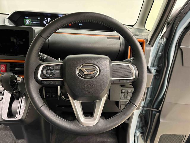 タントファンクロスターボ　バックモニター対応カメラ　シートヒーターＬＥＤオートライト　パワースライドドアウェルカムオープン機能　電動パーキングブレーキ　運転席助手席シートヒーター　アルミホイール　キーフリーシステム　　オート電動格納式ドアミラー（広島県）の中古車